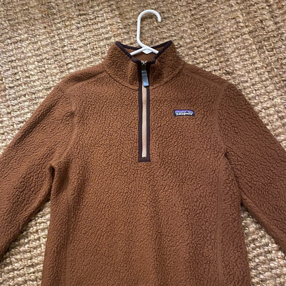 patagonia quarter zip up sweatshirt